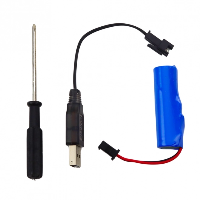 Pistolet à eau électrique bleu avec portée de 10 mètres
