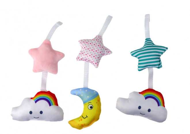 Babybed Carousel Baby Sound Sky Pink