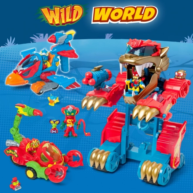 Speelset SuperThings Wild Tigerbot
