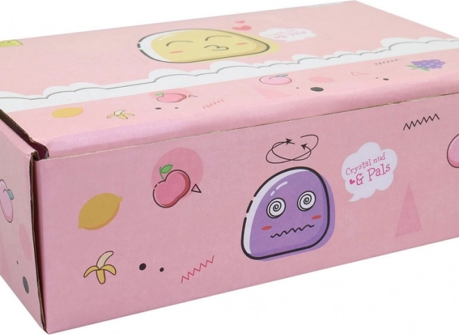 Tweekleurige fles Putty mix kleuren 16 cm