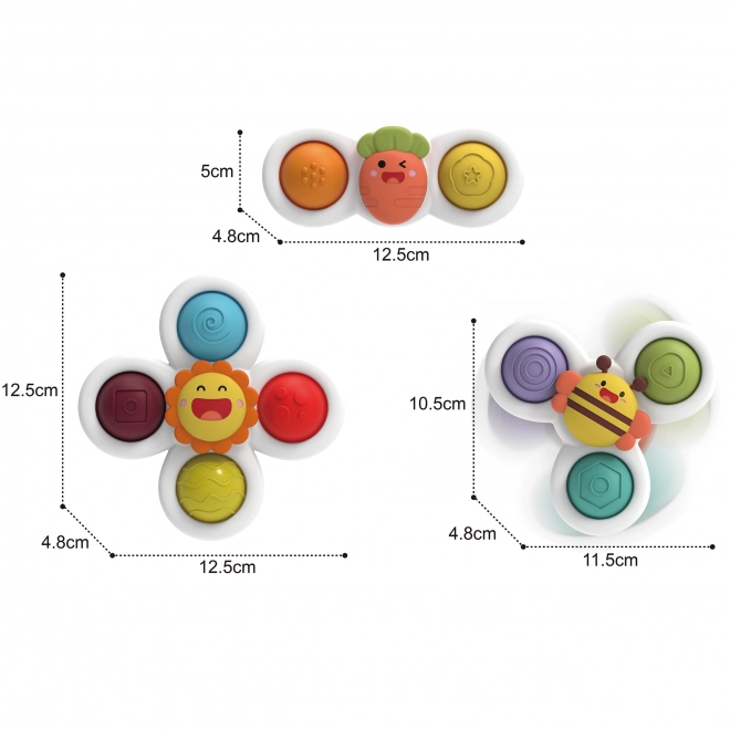 Kinderspeelgoed WOOPIE 3in1 Spinner