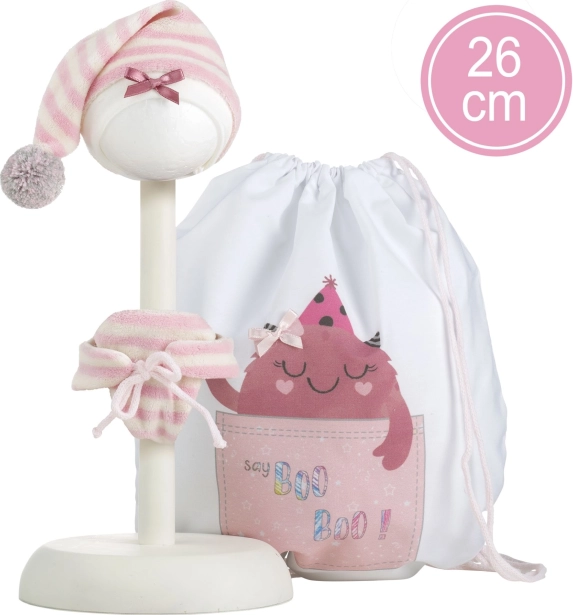 Kleding voor babypop New Born maat 26 cm met accessoires