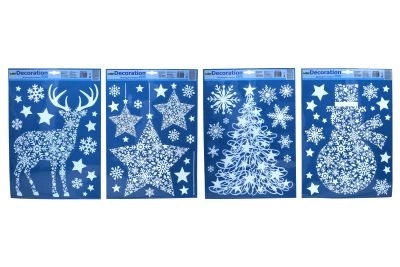 Raamdecoratie 41x29 cm KERST
