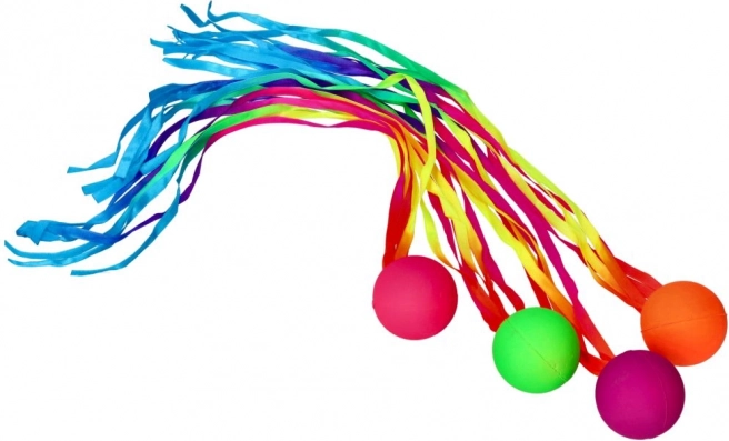 Toy with Balls and Ribbons for Children