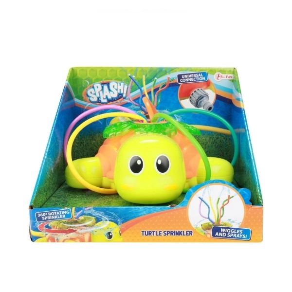 schildpad water sproeier voor tuin plastic 20x10cm in doos 25x19x24cm