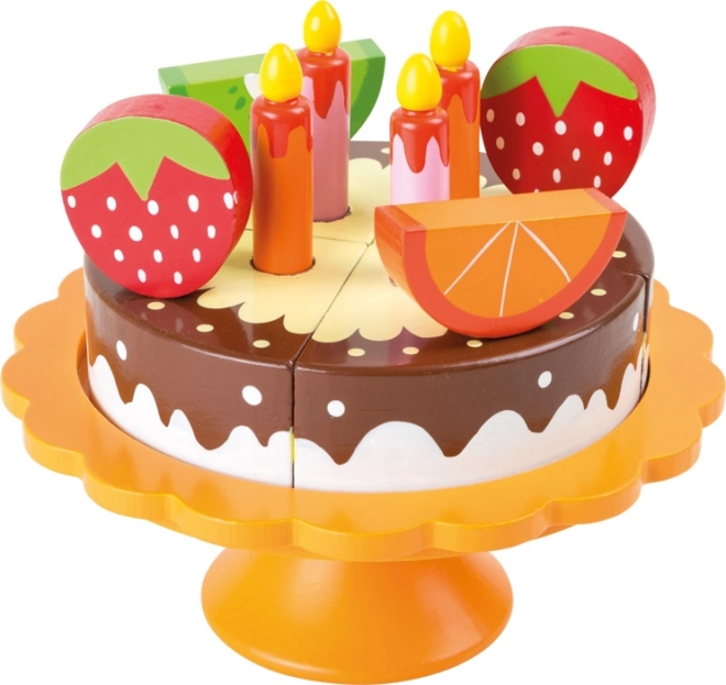 Small Foot Holz-Geburtstagskuchen mit Obst