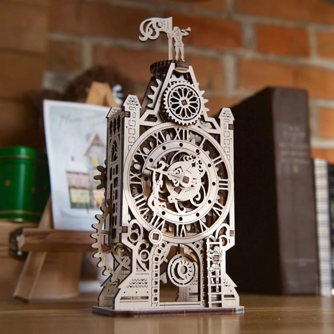Ugears 3D houten mechanische puzzel Klokkentoren