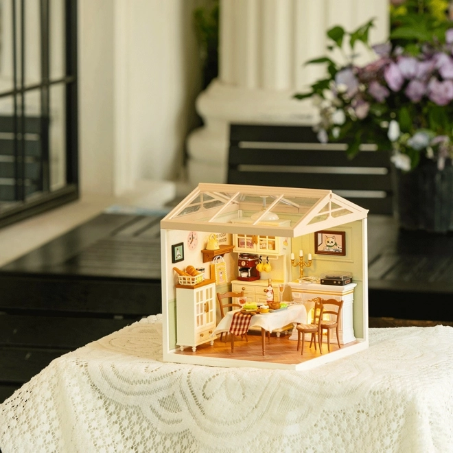 RobTime Cozy Dining Room Dollhouse