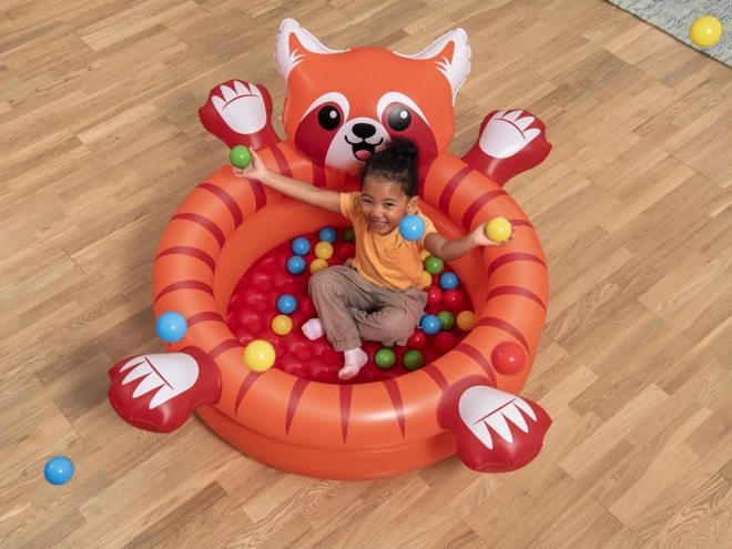 Red Panda Ball Pit with Balls
