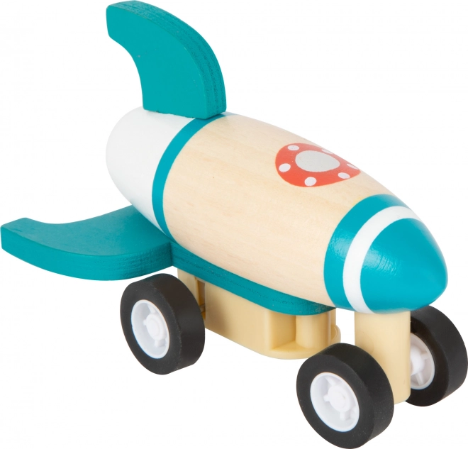 Wooden Wind-Up Toys – Airplanes and Rocket