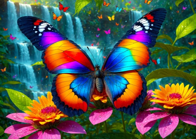 Enjoy puzzle papillon dans la forêt 1000 pièces