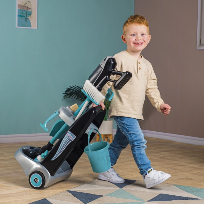 Smoby Rowenta schoonmaakkar met stangstofzuiger