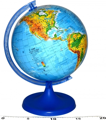 Geografische globe 16 cm