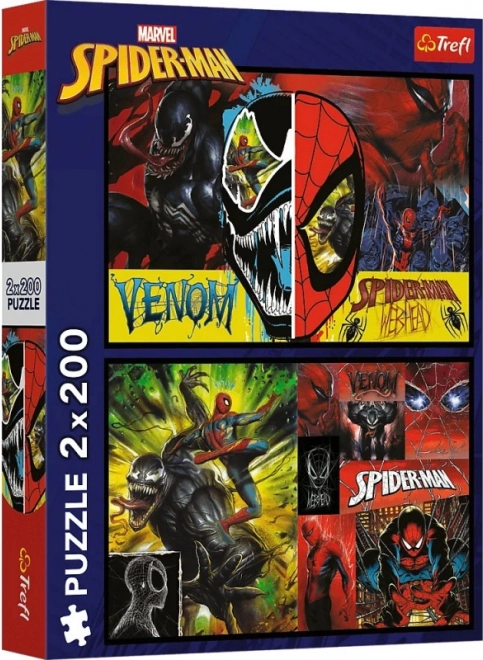 Puzzel 2×200 – dag en nacht SPIDER-MAN