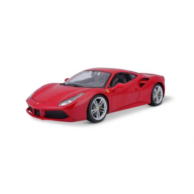Metalen auto Ferrari 488 GTB rood