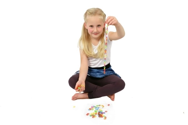Kleurrijke C-figuren 150 stuks plastic in zak