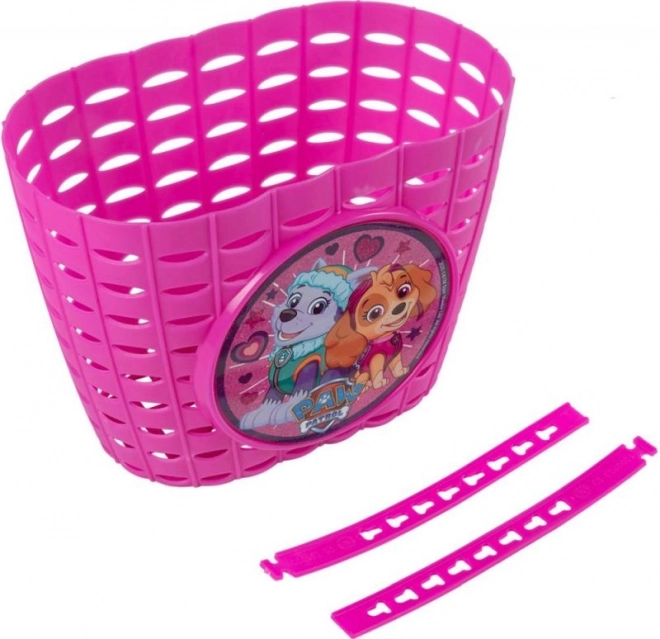 Children's Bicycle Basket Paw Patrol Girls