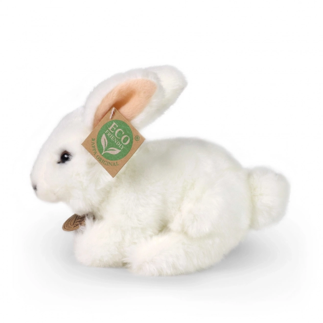 Pluche konijn wit 18 cm ECO-VRIENDELIJK
