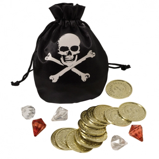 Zak met piratengeld