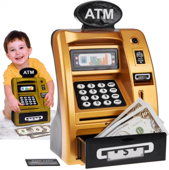 Distributeur automatique doré pour enfants cachette jouet