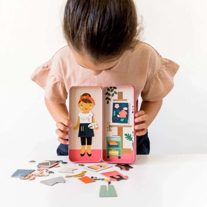 Magnetisch aankleden - Atelier