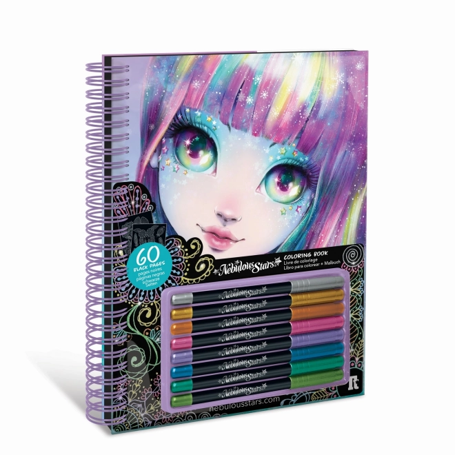 Nebulous Star Kleurboek met Zwarte Pagina's Isadora