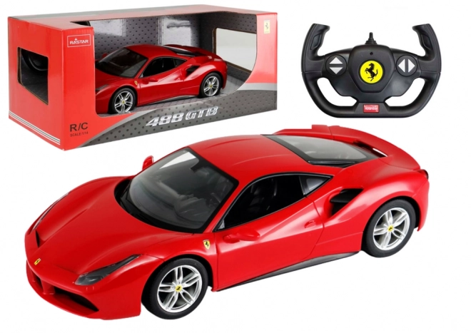 Op afstand bestuurbare auto Ferrari 488 GTB rood