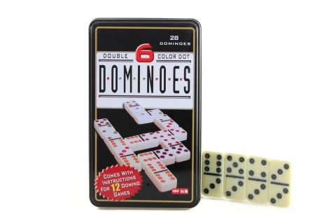 Domino in een blik