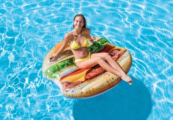 Opblaasbare matras Hamburgers