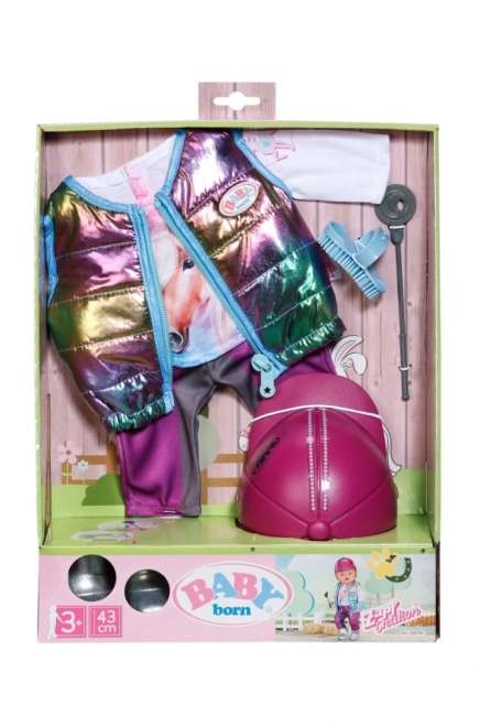 Tenue d'équitation BABY born pour poupées 43 cm