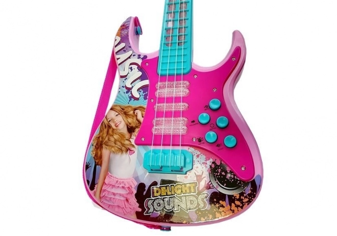 Gitaar met microfoon Karaoke set
