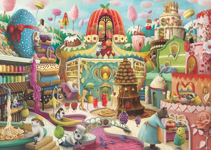 Puzzle Sweet Street 1000 pieces Ravensburger