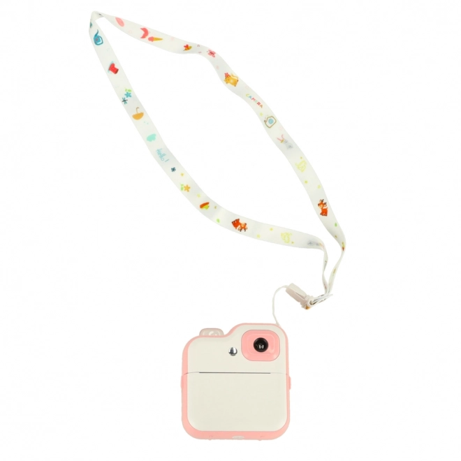 Appareil photo instantané pour enfants avec impression thermique 24MP et 1GB de mémoire – rose