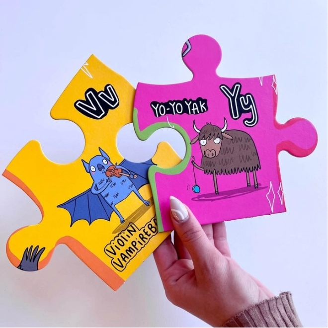 Gibsons grote vloerpuzzel onconventioneel alfabet voor kinderen