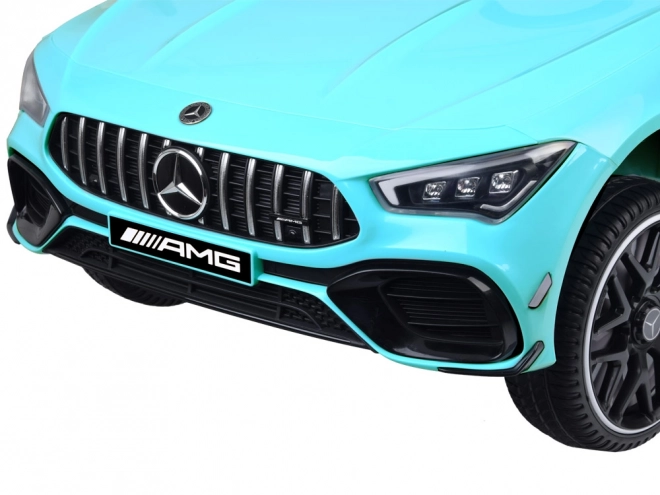 Elektrisches Kinderauto Mercedes AMG CLA 45s mit Schaukelerlebnis – Blau