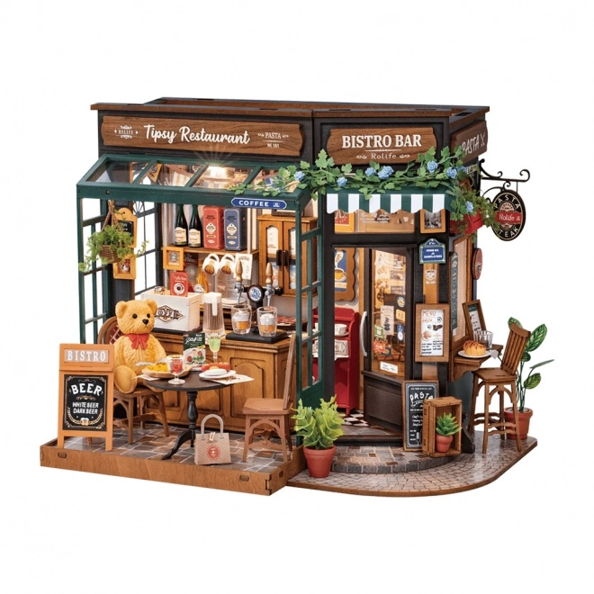 Cozy Restaurant Miniature Model Kit