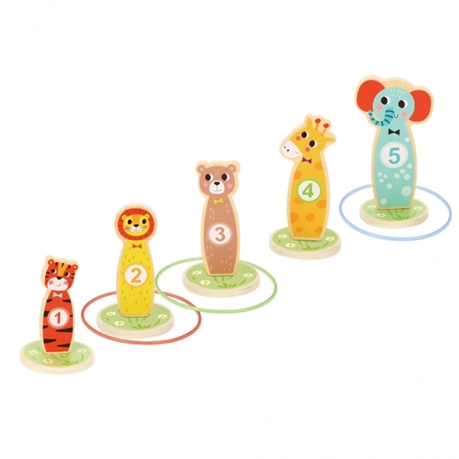 Tooky Toy Wooden Target Toss Game