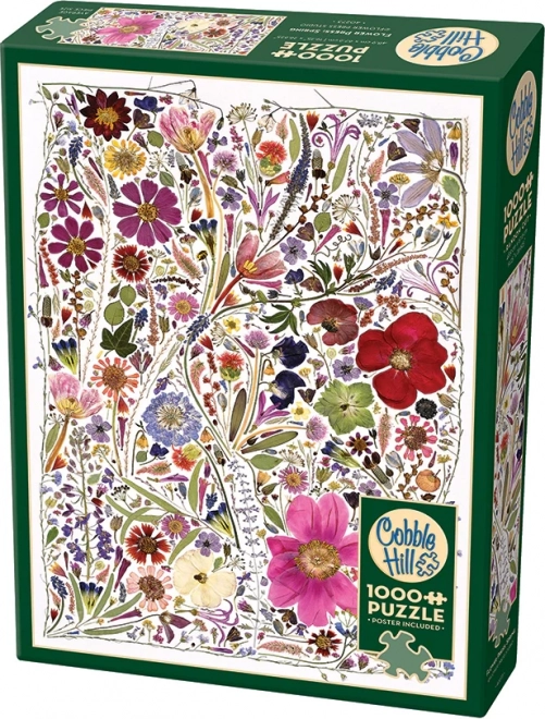 Puzzel Geperste Bloemen Lente 1000 Stukken door Cobble Hill