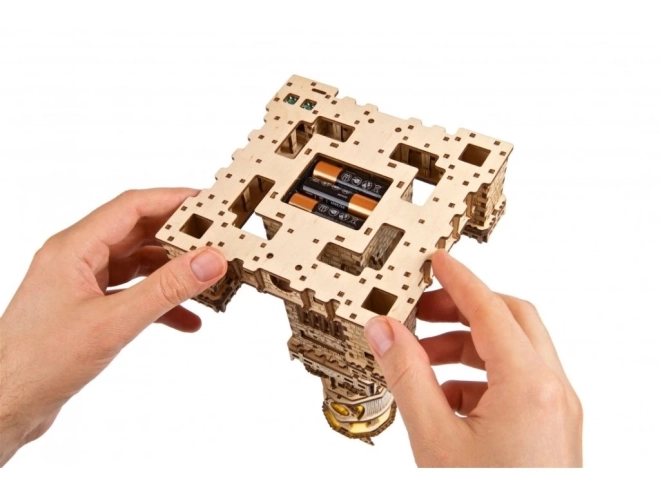 Ugears 3D houten mechanische puzzel Alexandrijnse vuurtoren