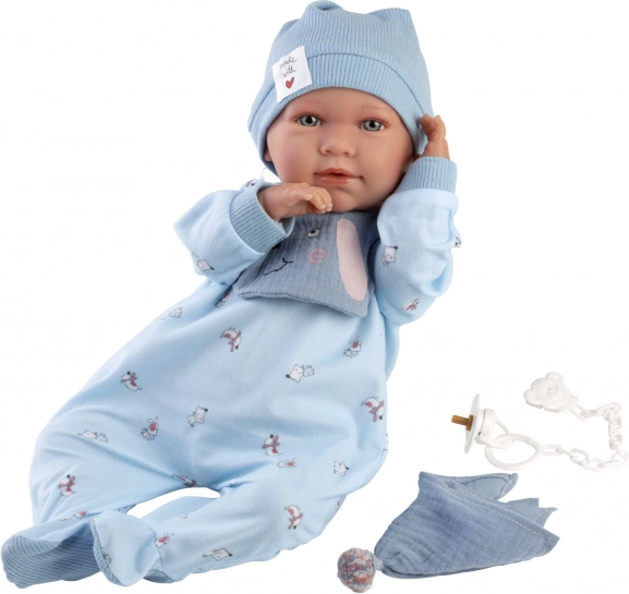 Kleertjes voor pop baby New Born maat 40–42 cm met accessoires