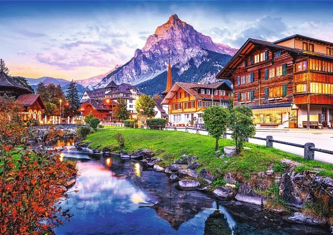 Puzzel 1000 stukjes – Alpenstad in Zwitserland PHOTO ODYSSEY TREFL