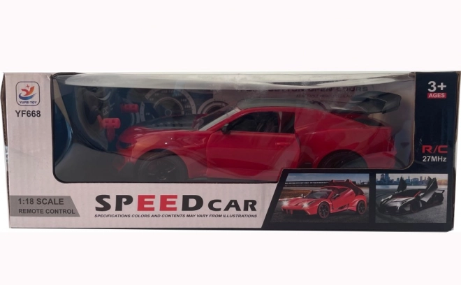 RC Sportwagen im Maßstab 1:18