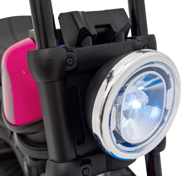 Motorrad Chopper FASTER – Rosa