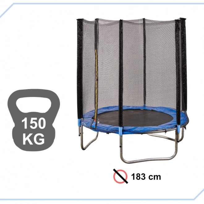 Outdoor Trampoline for Kids with Safety Net 183cm