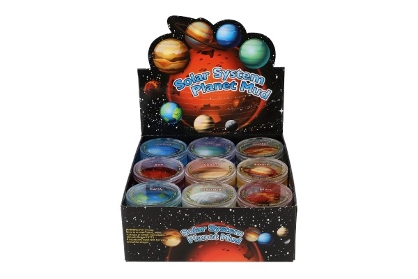 Slijm - materie van planeten zonnestelsel 7cm mix kleuren
