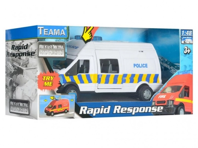 Metallauto Rapid 1:48 mit Sound