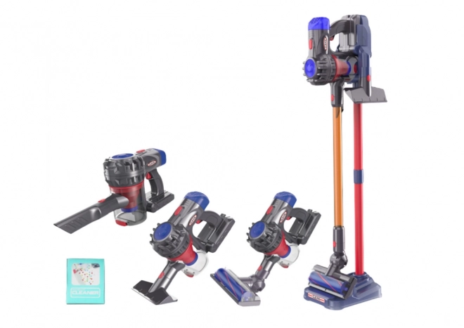 Children's Vertical Vacuum Cleaner with Lights and Sounds Black