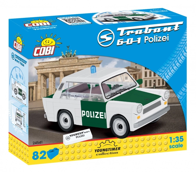 COBI 24541 Trabant 601 Politie, 1:35, 82 st