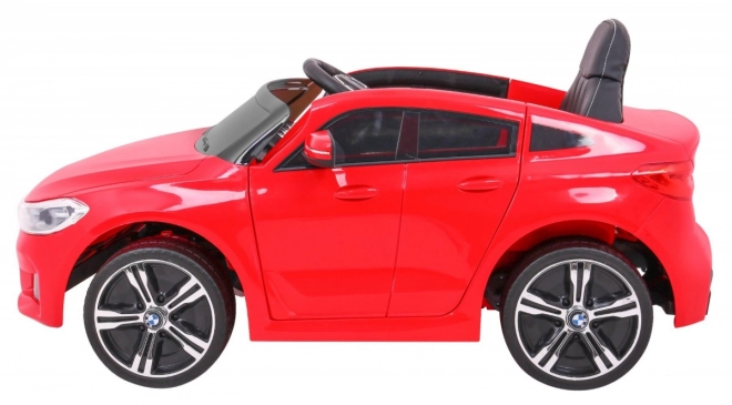 BMW 6 GT Batterieauto + Fernbedienung + sanfter Start + EVA + Gurte + LED MP3 – Rot