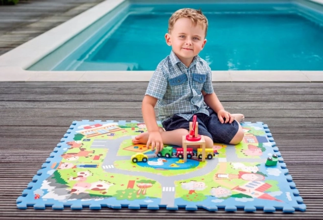 Village 9-delige schuimrubberen vloermat